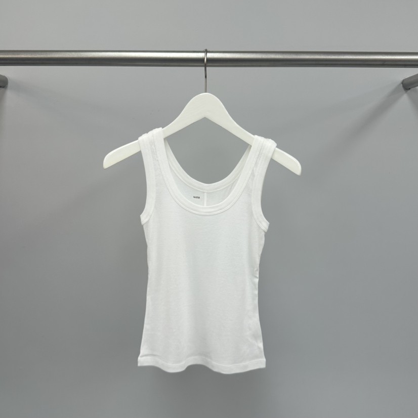 WATER/RIVER韓國代購女裝新款人氣推薦吊帶背心柔軟圓領WATER/RIVER吊帶/背心