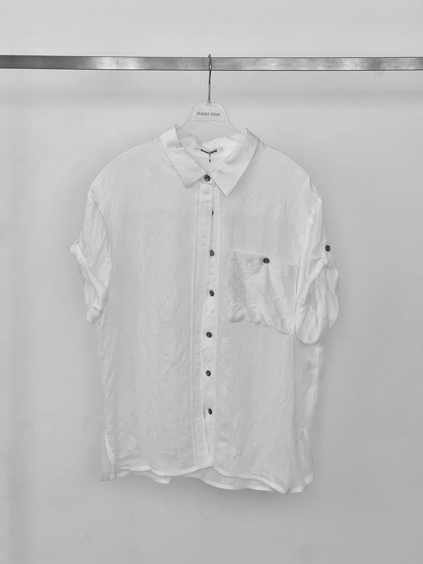 WEARABLE-L東大門實拍韓國女裝新款休閑26夏季襯衫蕾絲衫WEARABLE襯衫/蕾絲衫