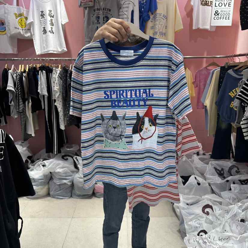 K STORY東大門實拍韓國女裝新款時尚休閑推薦26夏季職業T恤K STORYT恤