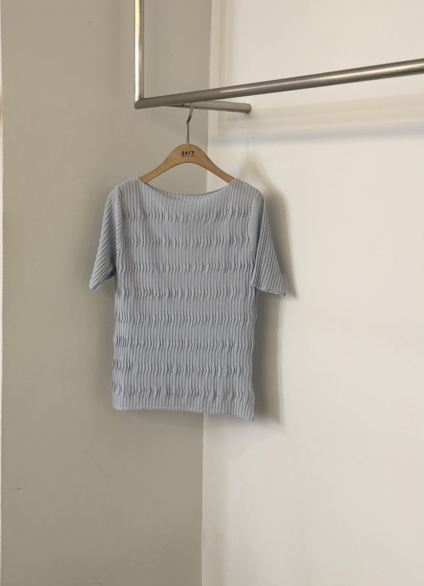 TWENTY FOUR SEVEN24-7韓國東大門代購女裝新品人氣襯衫蕾絲衫褶皺TEWNTY FOUR SEVEN24-7襯衫/蕾絲衫