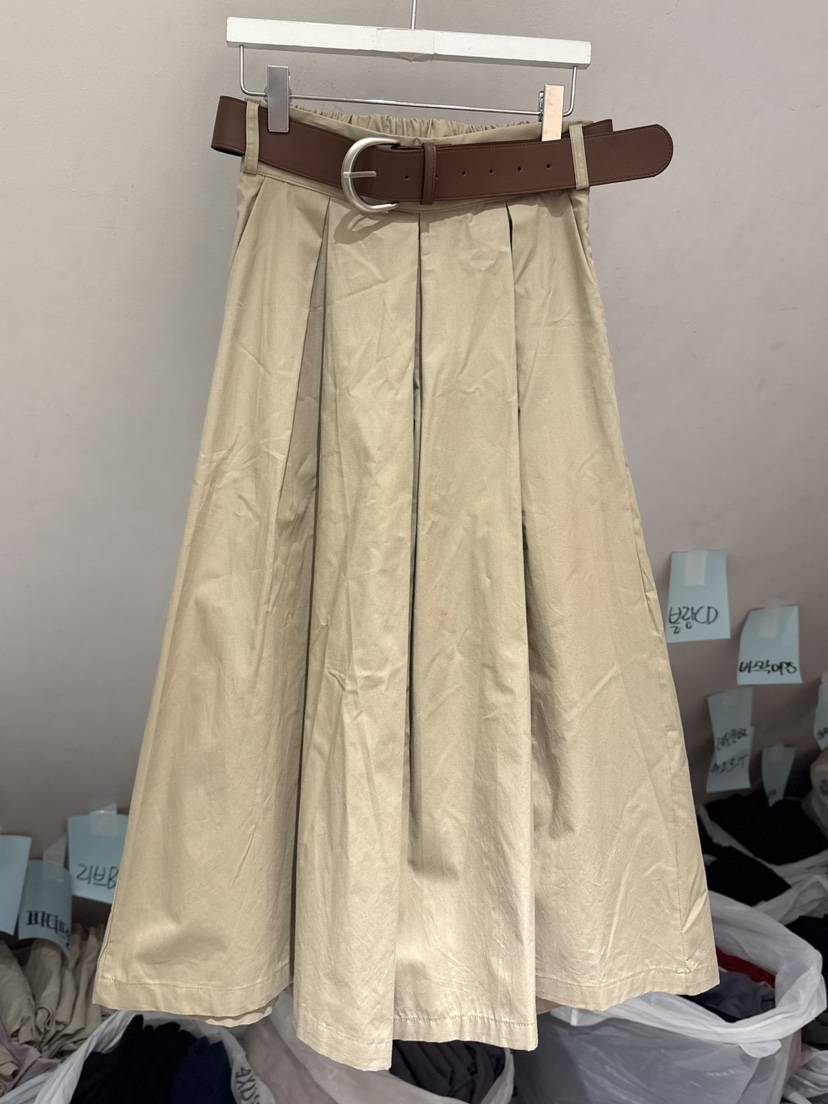 BELITA-L韓國直郵女士新款熱賣人氣休閑褲不含腰帶闊腿褲BELITA-L休閑褲