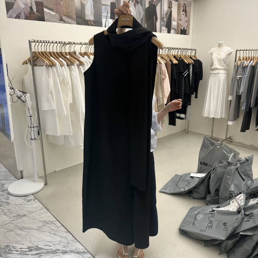 MER韓國東大門代購女裝新品人氣職業熱賣26夏季休閑連衣裙MER/ANGELO BIANCO連衣裙