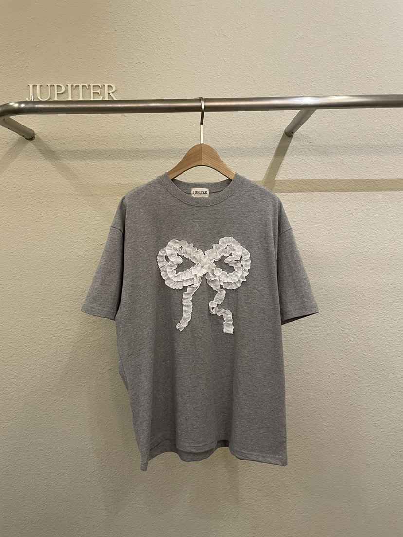 JUPITER韓國東大門直郵女裝新品熱賣人氣26夏季T恤蕾絲絲帶JUPITERT恤
