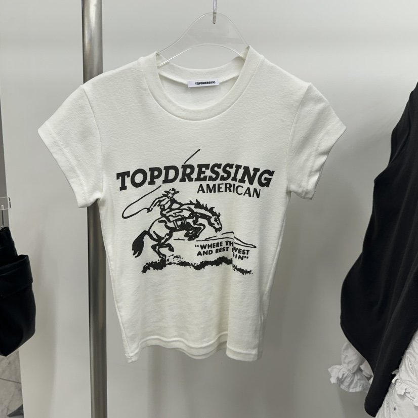 TOPDRESSING韓國東大門代購女士新款26夏季人氣推薦職業T恤TOPDRESSINGT恤