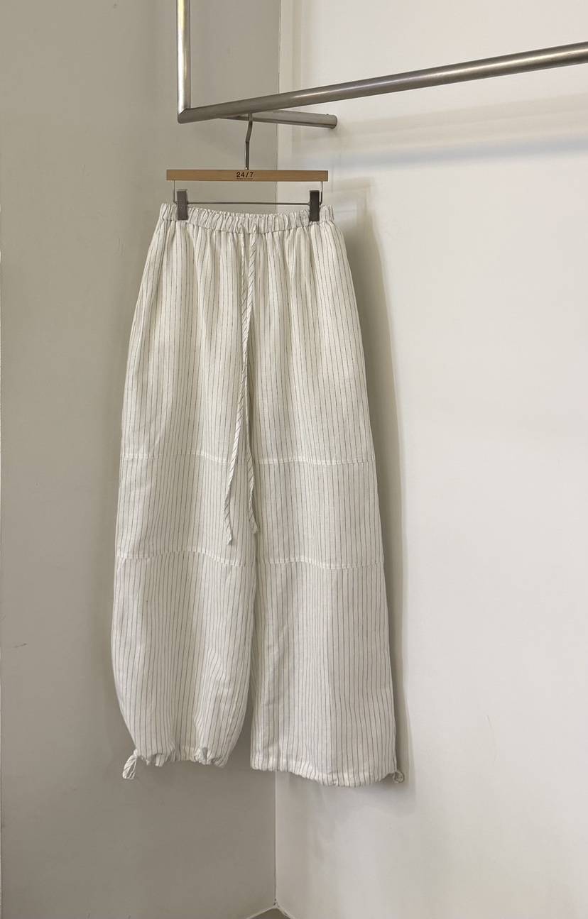 TWENTY FOUR SEVEN24-7韓國直郵實拍女士新品人氣休閑褲亞麻布TEWNTY FOUR SEVEN24-7休閑褲