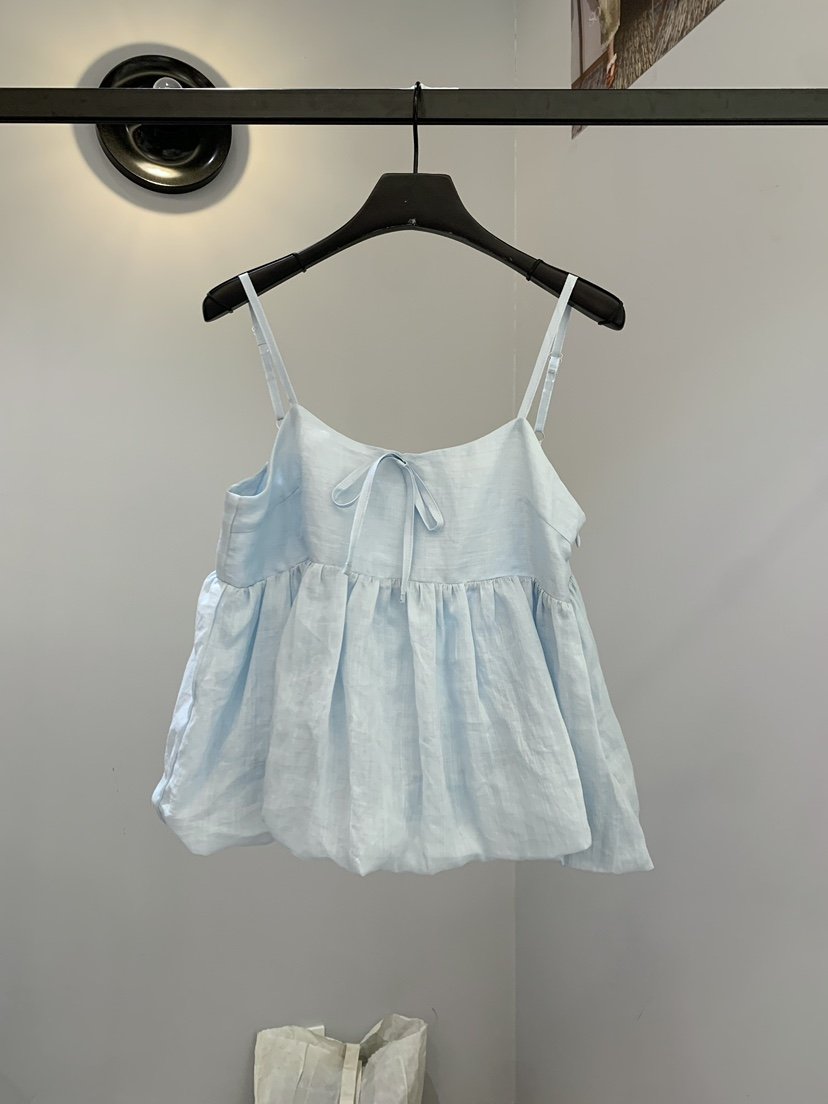 SOFTNESS韓國東大門代購女士新款26春夏休閑吊帶背心亞麻Softness/Cosmic吊帶/背心