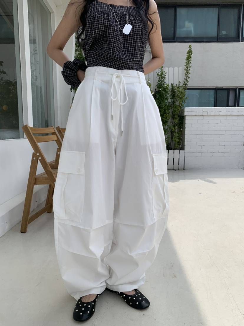 BADCALM韓國代購女士新款26春夏職業推薦休閑26夏季休閑褲BADCALM休閑褲