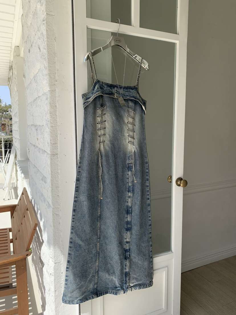 BADCALM東大門實拍女裝新款休閑人氣真品推薦時尚連衣裙鏤空BADCALM連衣裙