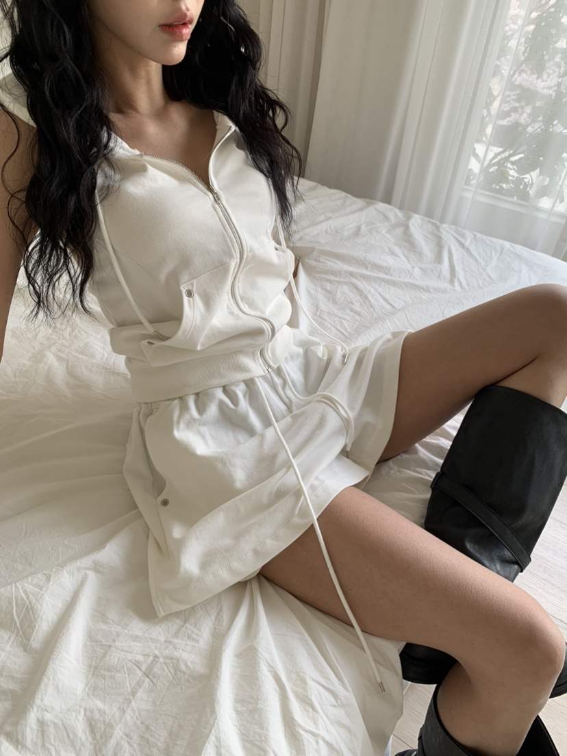 BADCALM韓國直郵女士新品熱賣休閑職業人氣真品吊帶背心鏤空BADCALM吊帶/背心