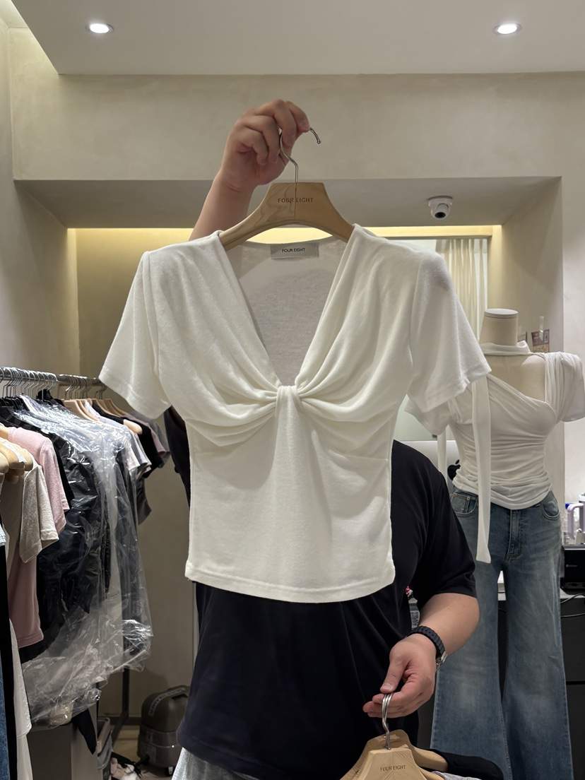 FOUREIGHT東大門實拍女士新款26春夏熱賣職業推薦休閑T恤FOUR EIGHTT恤