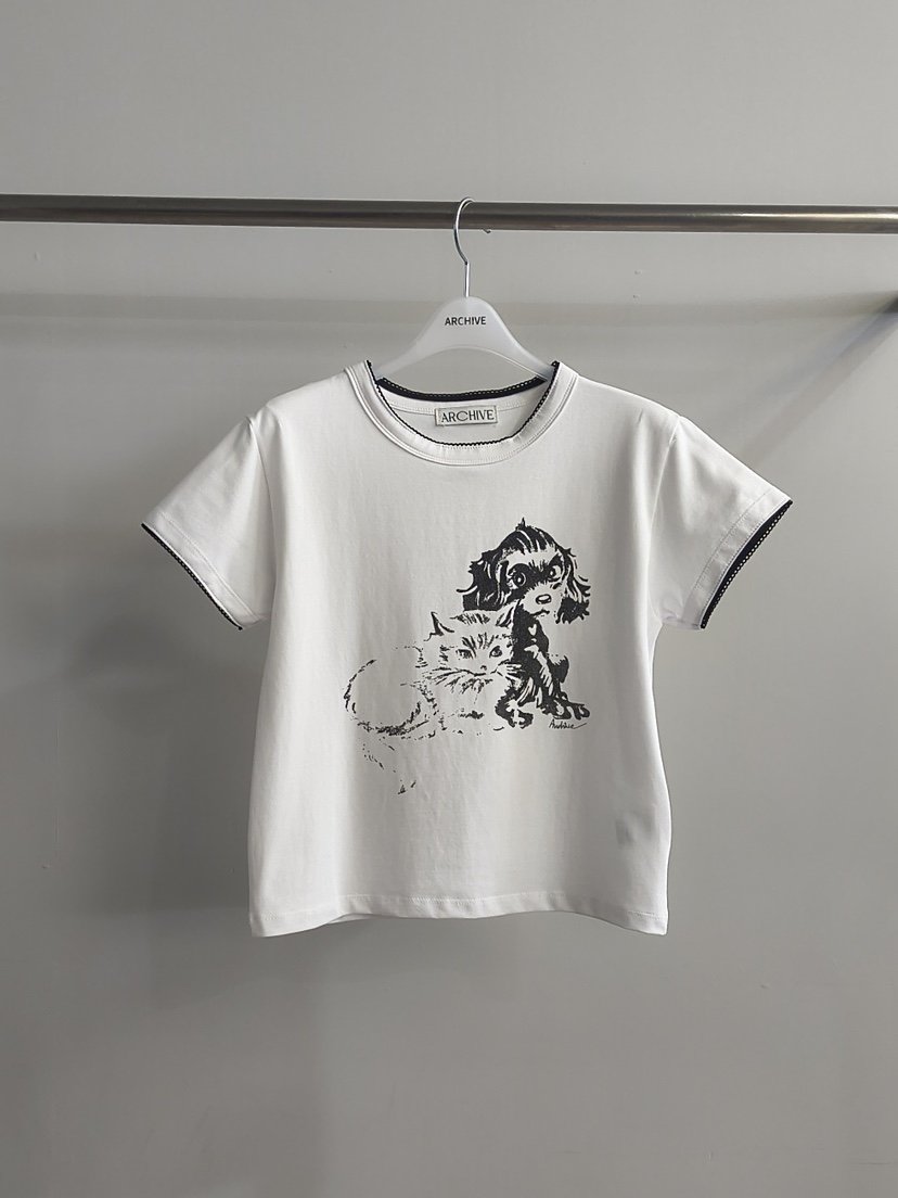 ARCHIVE-P韓國直郵女裝新品推薦26夏季26春夏熱賣休閑T恤ARCHIVE-PT恤