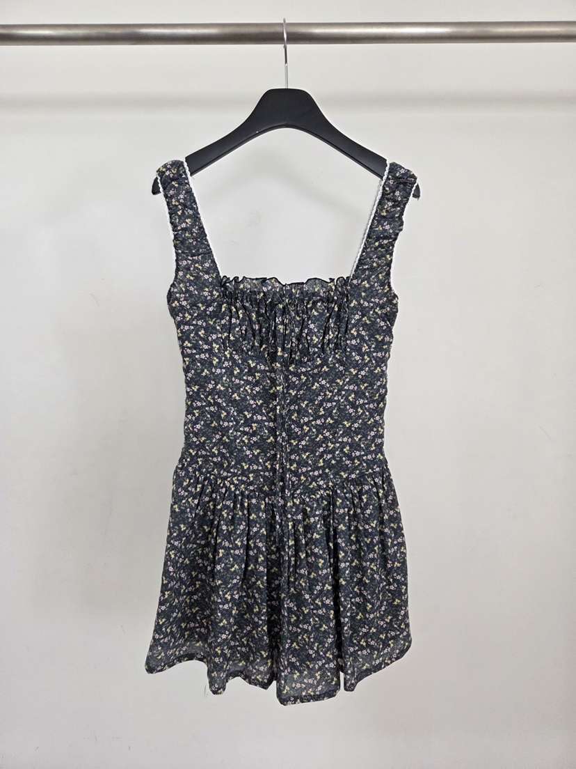 VERANDA韓國東大門代購女士新品26春夏推薦熱賣連衣裙小花VERANDA連衣裙