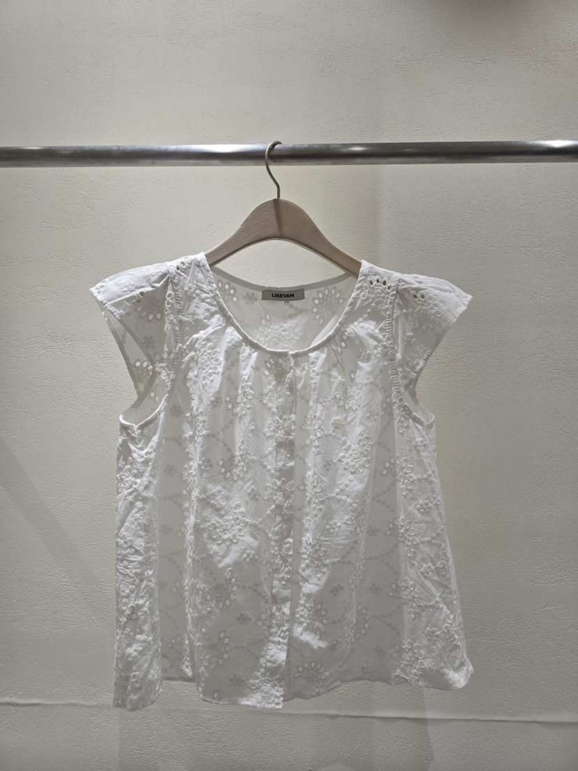 LIKEVAM韓國直郵女裝新款熱賣時尚推薦26春夏26夏季襯衫蕾絲衫LIKEVAM襯衫/蕾絲衫