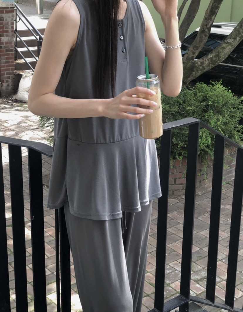 ONDO-P韓國東大門代購女士新品熱賣26夏季吊帶背心莫代爾ONDO-P吊帶/背心