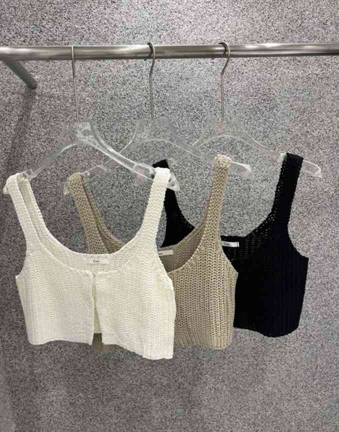 UNA/THE MAY韓國直郵女士新款推薦職業休閑26春夏吊帶背心THEMAY/UNA吊帶/背心