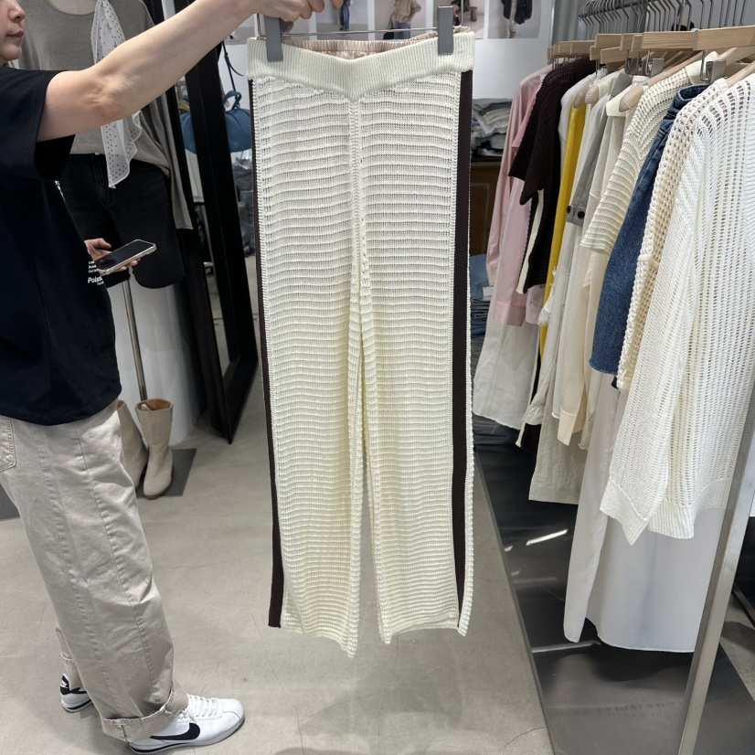 ACKER韓國東大門代購女裝新品推薦26夏季人氣休閑休閑褲網眼ACKER休閑褲