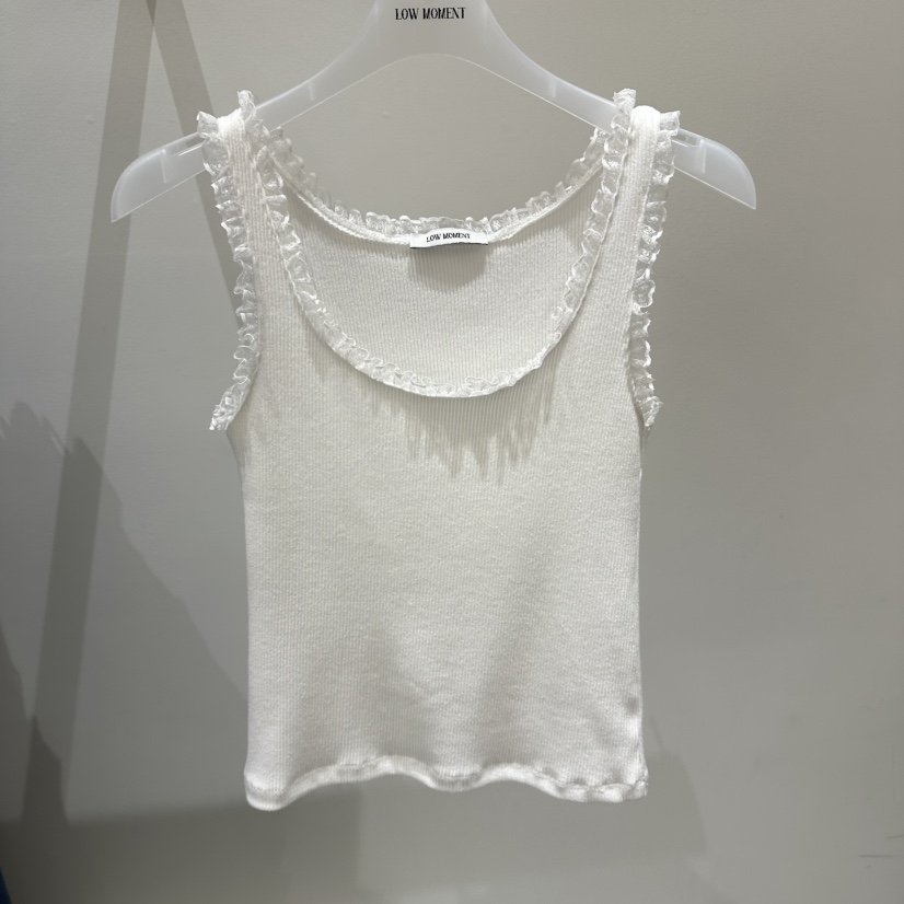 LOW MOMENT東大門實拍韓國女士新款休閑人氣26夏季吊帶背心LOW MOMENT吊帶/背心