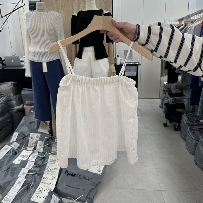 WRITTEN BY東大門實拍韓國女裝新品26春夏26夏季吊帶背心WRITTEN BY吊帶/背心