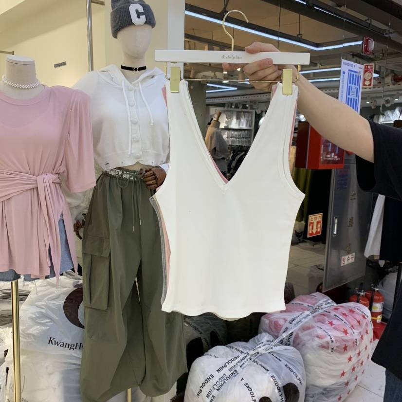 ENDOLPHIN韓國直郵女裝新品時尚熱賣人氣休閑26春夏吊帶背心ENDOLPHIN吊帶/背心