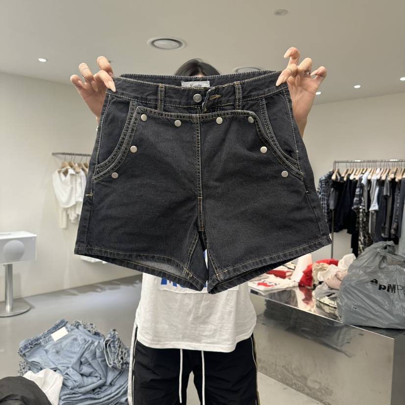 VAULT韓國直郵女裝新款時尚休閑真品26春夏熱賣推薦短褲紐扣VAULT短褲