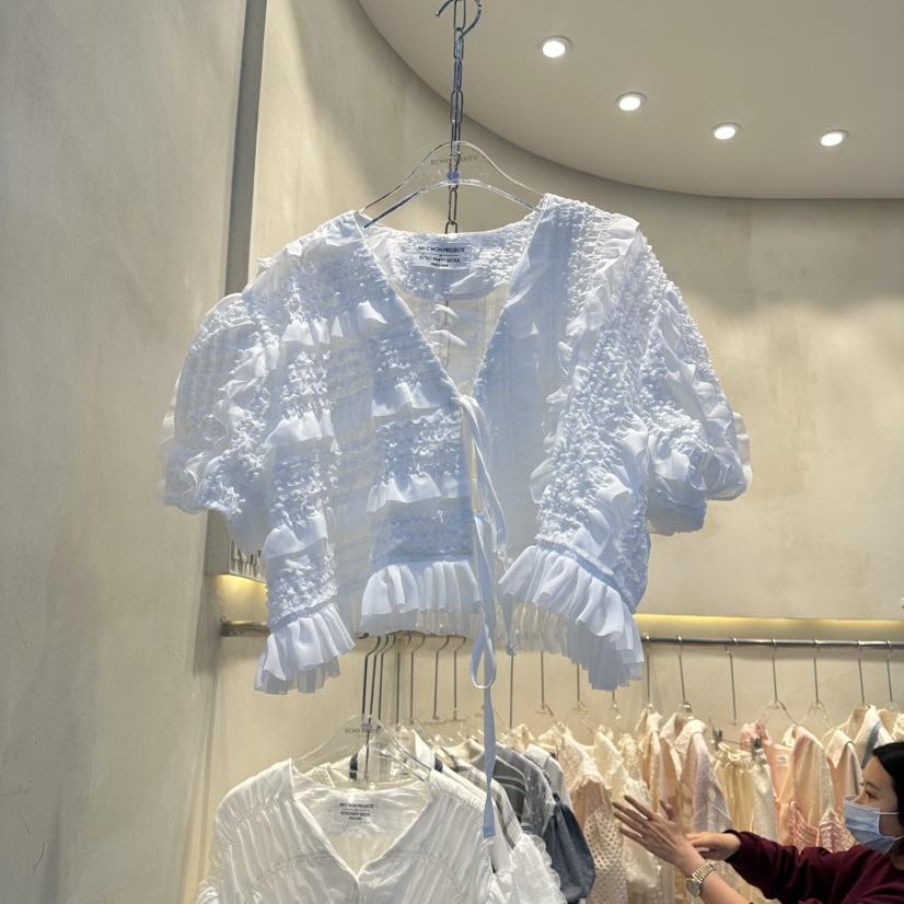 ECHOPARTY東大門實拍韓國女裝新款熱賣職業人氣襯衫蕾絲衫ECHOPARTY襯衫/蕾絲衫