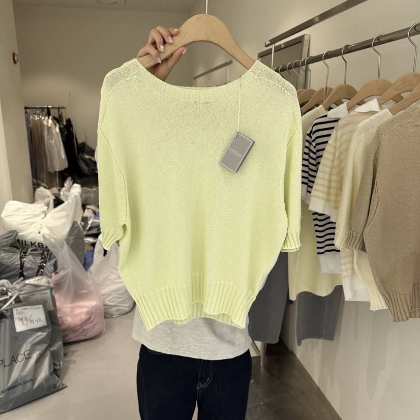 PLAMM韓國東大門代購女士新款休閑職業人氣26夏季26春夏針織衫PLAMM針織衫