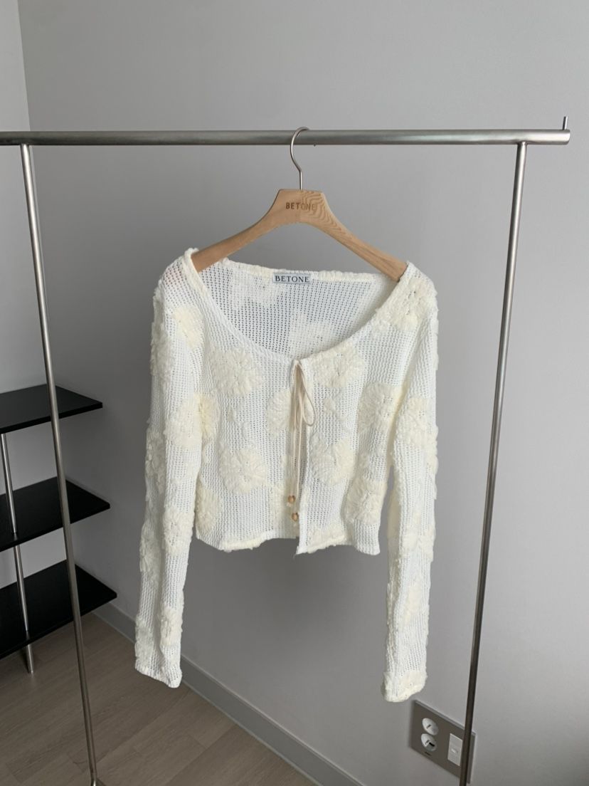 BETONE韓國直郵實拍女士新款休閑26夏季時尚襯衫蕾絲衫花朵BETONE襯衫/蕾絲衫