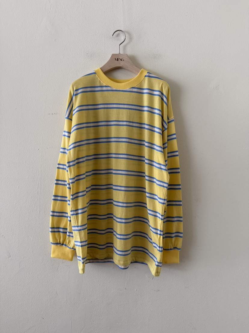 MENG韓國東大門代購女裝新品休閑26春夏時尚推薦職業長袖T恤MENG長袖T恤