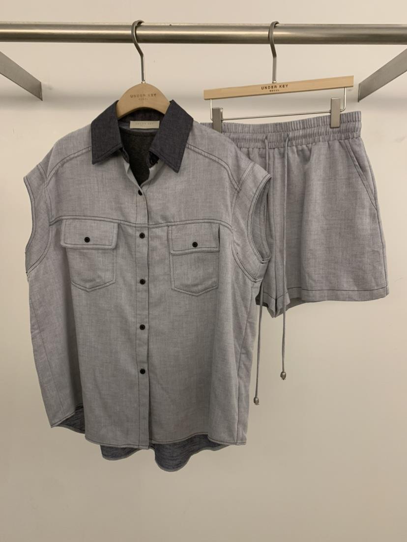 UNDER KEY東大門實拍女士新品人氣26春夏推薦套裝三件套UNDER KEY套裝