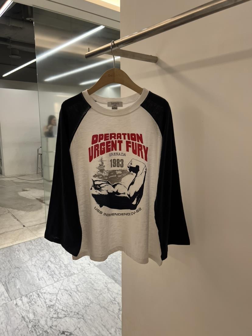 DE VENTI東大門直郵女士新品時尚人氣休閑長袖T恤插肩袖DE VENTI長袖T恤