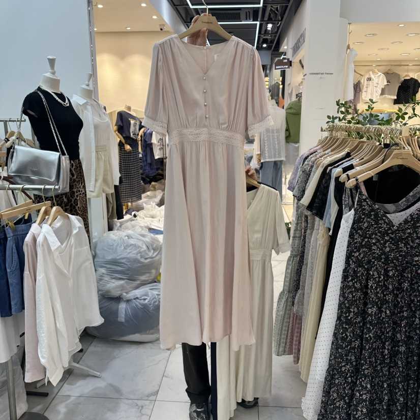 SYMPHONY東大門實拍女士新品26春夏時尚人氣職業休閑連衣裙SYMPHONY連衣裙