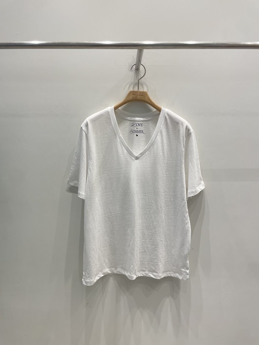 KINOA韓國直郵女裝新品人氣26春夏休閑時尚推薦熱賣T恤V領KINOAT恤