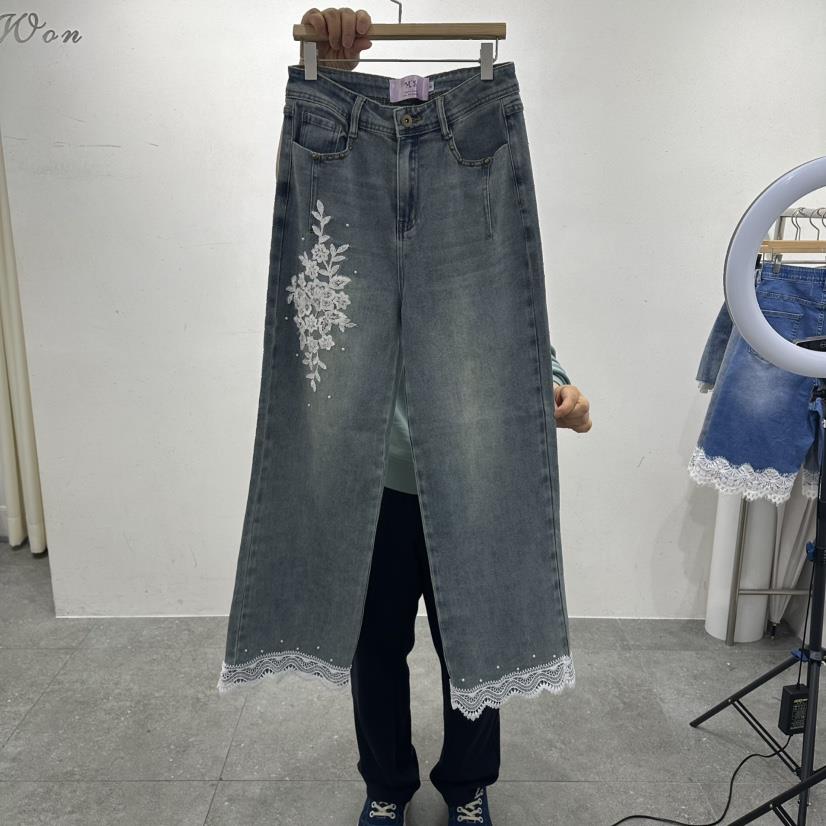 MS韓國直郵女士新款休閑26春夏人氣推薦熱賣時尚真品牛仔褲MS牛仔褲