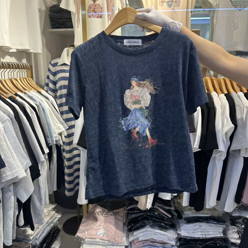 COCO HOLIC東大門實拍女士新品職業人氣時尚推薦26春夏T恤COCO HOLICT恤