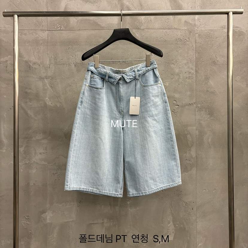 MUTE-P東大門代購女士新款時尚26春夏真品熱賣職業人氣短褲MUTE短褲