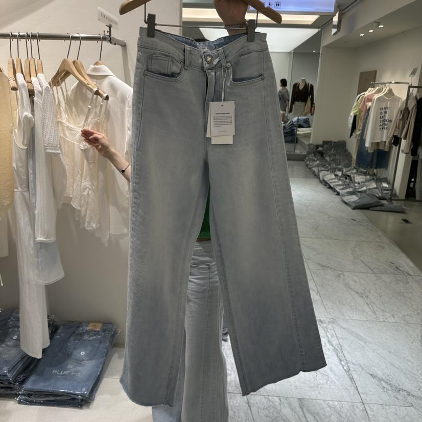 BLUEI-D/N SHARP東大門代購女士新品26春夏職業牛仔褲Blue i-d/N SHARP牛仔褲