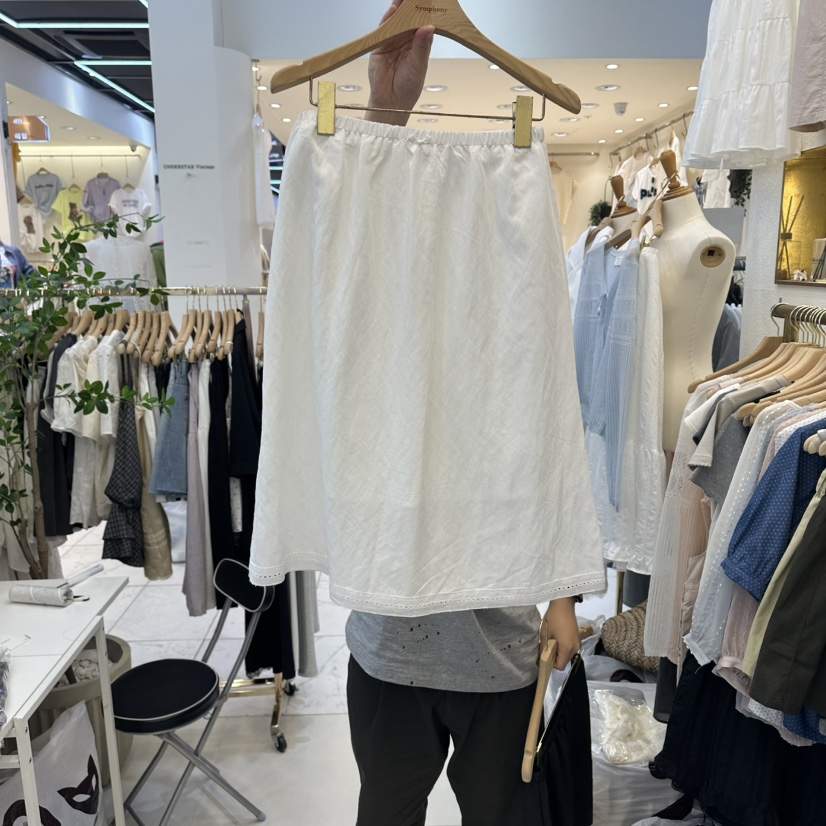 SYMPHONY東大門實拍女裝新品26春夏時尚半身裙中短裙絲帶SYMPHONY半身裙/中短裙