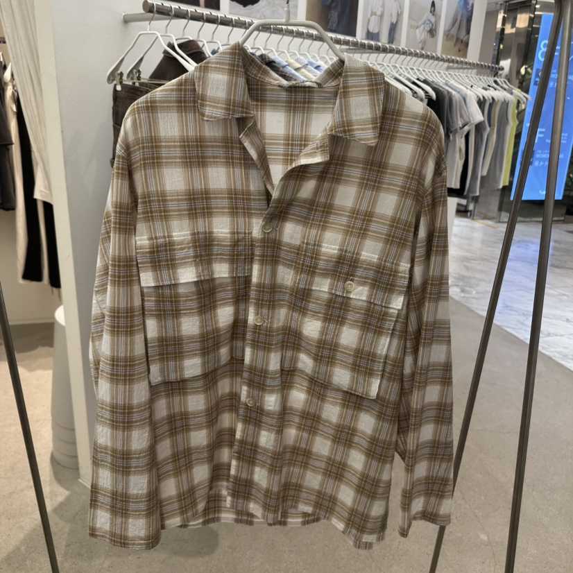 MARAN-P東大門代購女士新品時尚真品26春夏襯衫蕾絲衫格子MARAN襯衫/蕾絲衫