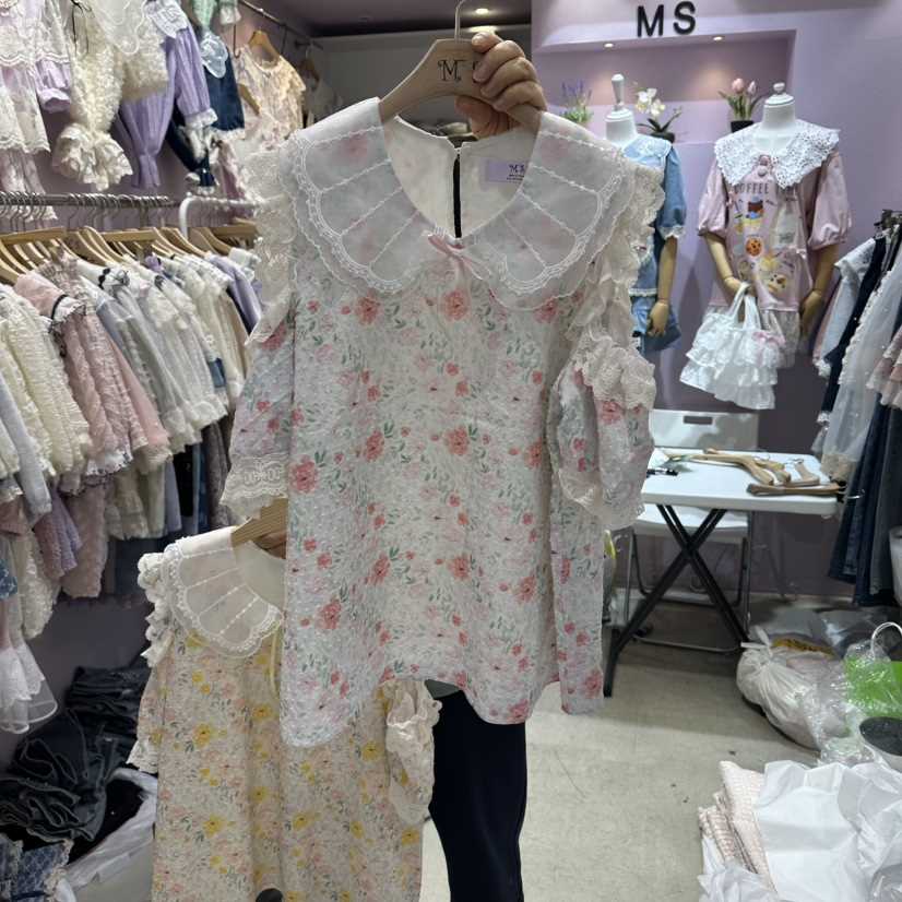 MS東大門直郵女士新品時尚26春夏熱賣真品人氣襯衫蕾絲衫MS襯衫/蕾絲衫
