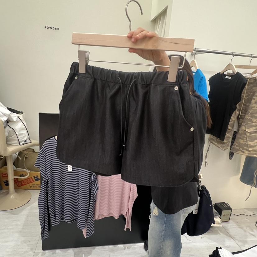 POWDER東大門直郵女裝新品休閑真品人氣26春夏熱賣職業短褲POWDER短褲