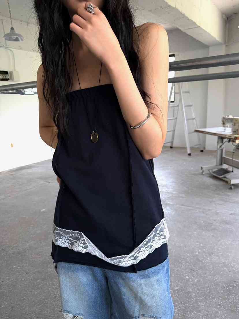 AWESOMESAUCE東大門實拍韓國女裝新品26春夏推薦吊帶背心AWESOME SAUCE吊帶/背心