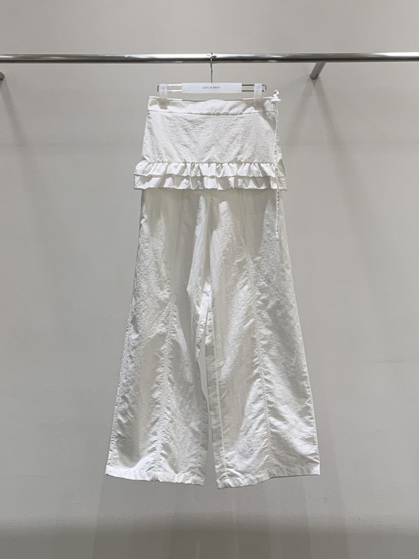 LOVE MOMENT韓國直郵女士新品休閑推薦人氣職業套裝荷葉邊LOVE MOMENT套裝