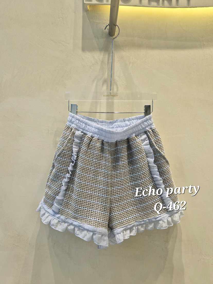 ECHOPARTY韓國代購女士新款時尚熱賣26春夏推薦26夏季短褲ECHOPARTY短褲