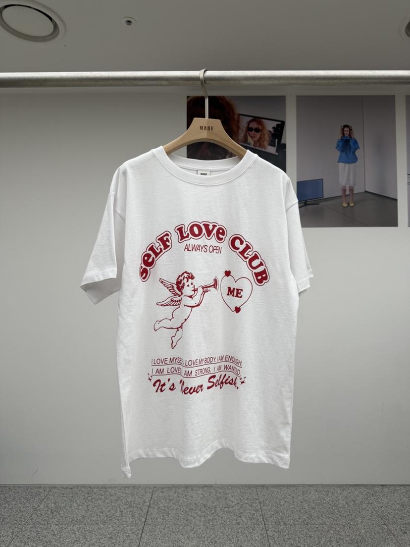 MADE-P韓國代購女士新款26夏季職業休閑26春夏時尚熱賣T恤MADE-PT恤