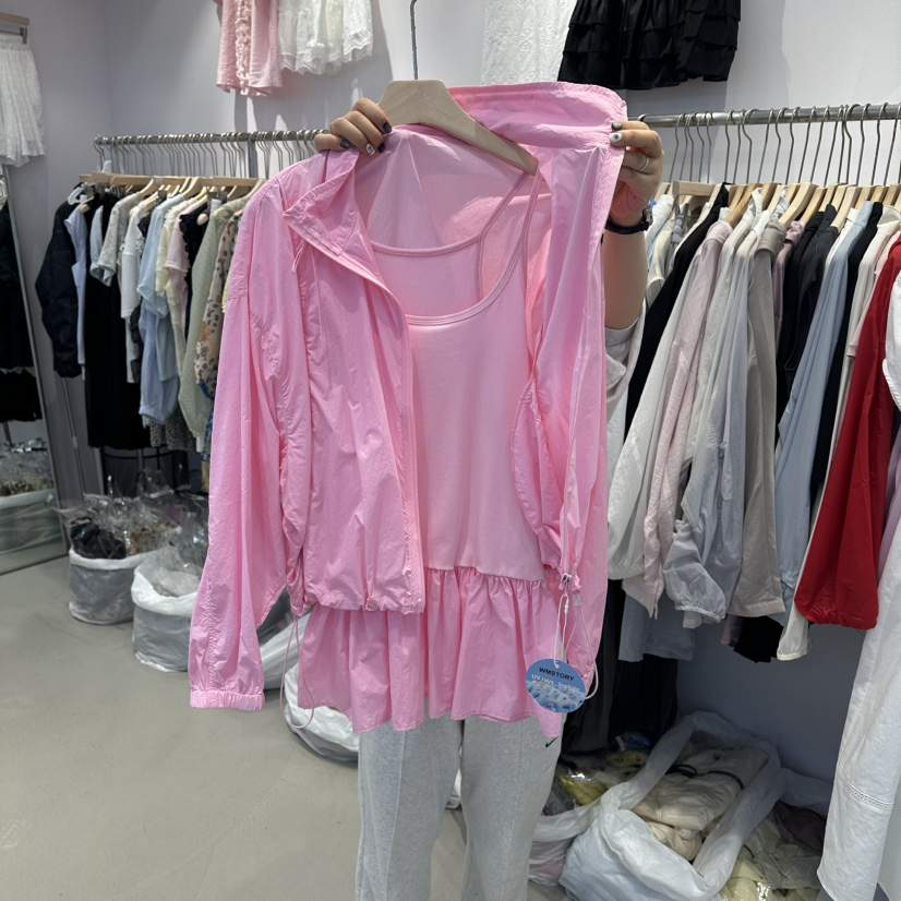 SIMPLE PARK/WMSTORY東大門實拍韓國女士新品休閑套裝防風衣WMSTORY/SIMPLE PARK套裝