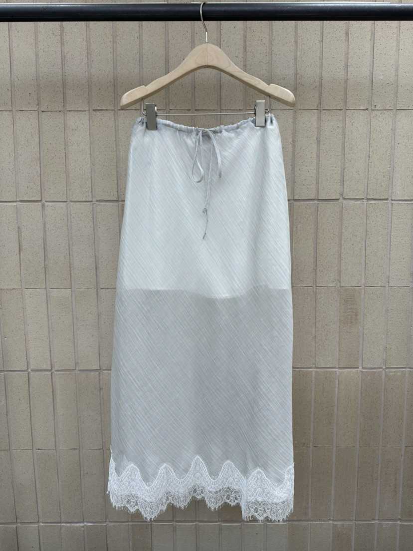 FOSET東大門實拍女裝新品真品推薦職業26春夏休閑長裙透視FOSET長裙