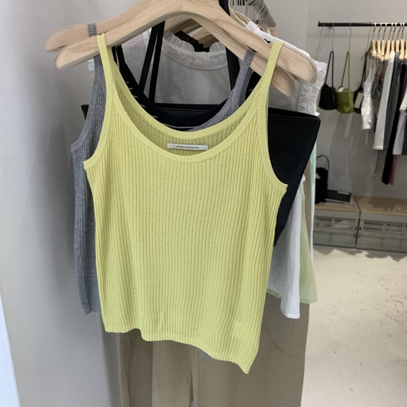 PLATE韓國代購女裝新品職業推薦26春夏26夏季休閑吊帶背心PLATE吊帶/背心