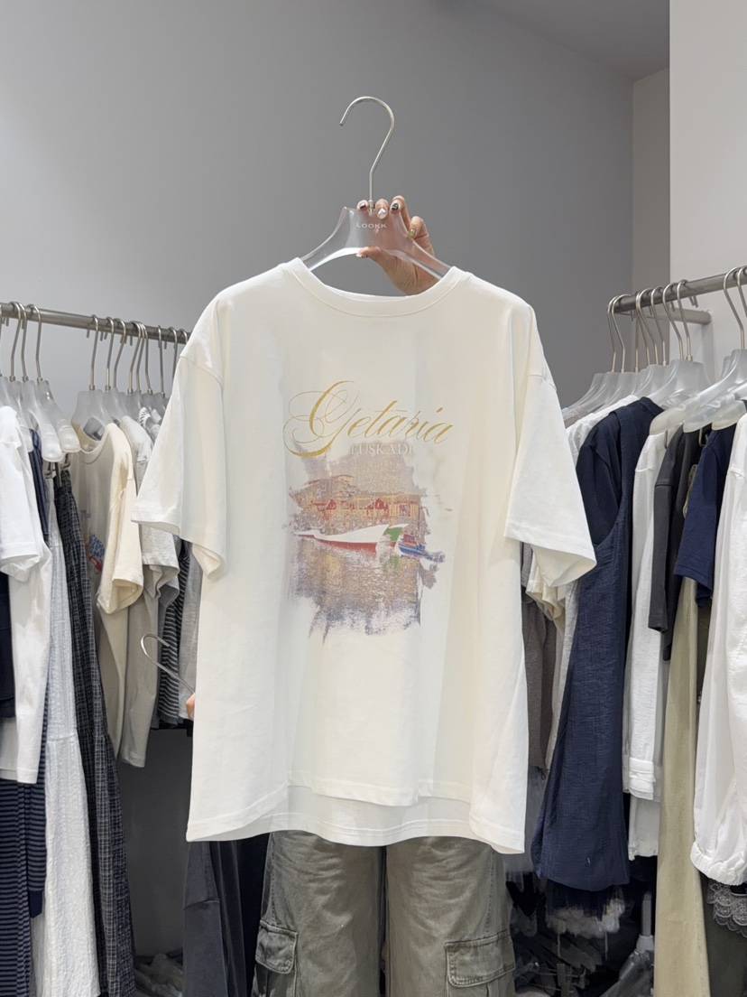 LOOKK/MIMME韓國東大門代購女裝新品26春夏26夏季職業T恤LOOKK/MIMMET恤