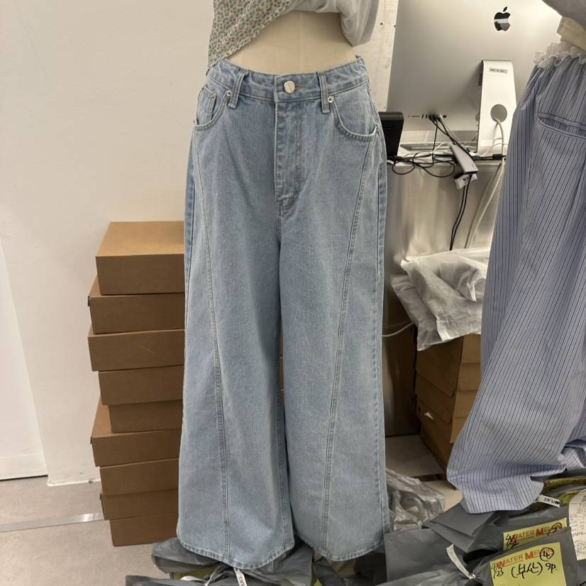 WATERMELON韓國直郵女士新品人氣熱賣26春夏推薦休閑牛仔褲WATER MELON牛仔褲