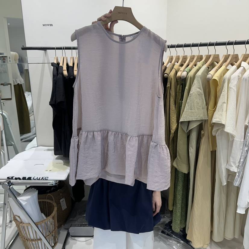 MOWER東大門實拍韓國女士新品26春夏職業人氣26夏季吊帶背心MOWER吊帶/背心